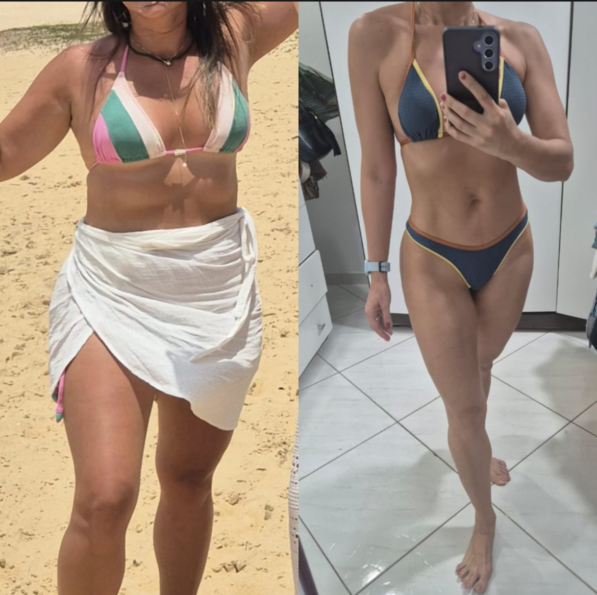 Antes e depois Aline atualizado